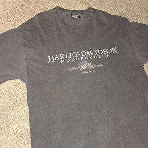 VTG Harley-Davidson Charcoal Men's Tee Size XLarge